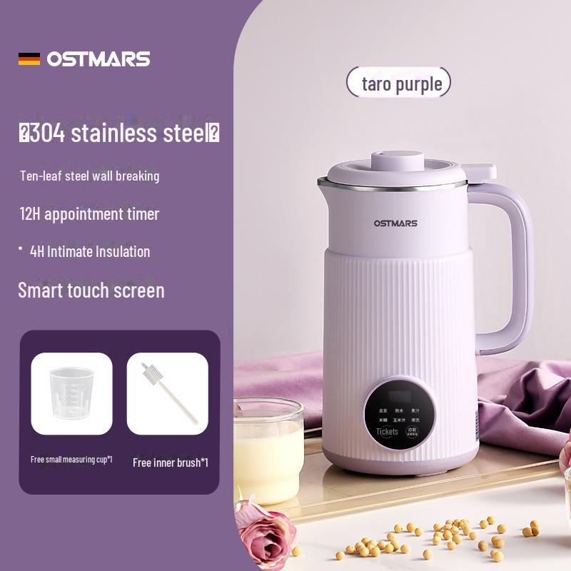 OSTMARS Automatischer Mini-Sojamilchbereiter – Kein Kochen, kein Filtern, multifunktionales, wandbrechendes Design