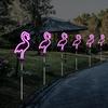 1pcs Solar Neon Flamingo Light, Suitable for Outdoor Garden, Courtyard, Pathway, Party Decoration Landscape Light