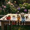 Unique Resin Flowerpot for Balcony Sitting Human Shaped Planter, Creative with Legs, Leggy Planter Indoor Cute Statue Succulents & Small Houseplants,
