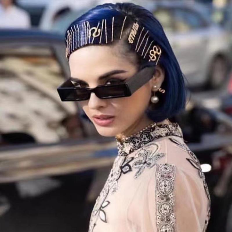 Small Rectangle Sunglasses Women Vintage Brand Designer Square Sun Glasses for Women Shades Female Eyewear UV400 Sunglasses