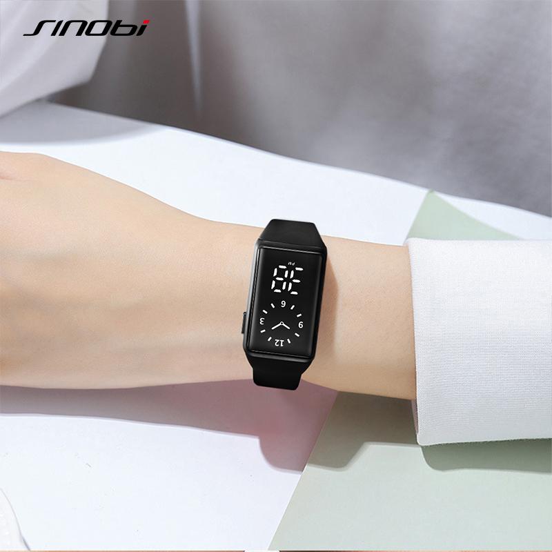 SINOBI Nova chegada relógios digitais masculinos moda esportes à prova dwaterproof água relógios de pulso masculino design original relógio de calendário masculino