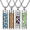 Stainless Steel Aromatherapy Necklace Diffuser Pendant Aroma Diffuser Locket Perfume Essential Oil Diffuser Pendant Necklace