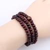 6mm*108 Natural Red Sandalwood Bead Prayer Japa Rosary Mala Bracelet Tibetan Buddhist meditation Wooden Rosary Beaded