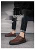 Men's Plus Size Hand-Stitched Casual Low-Top Shoes