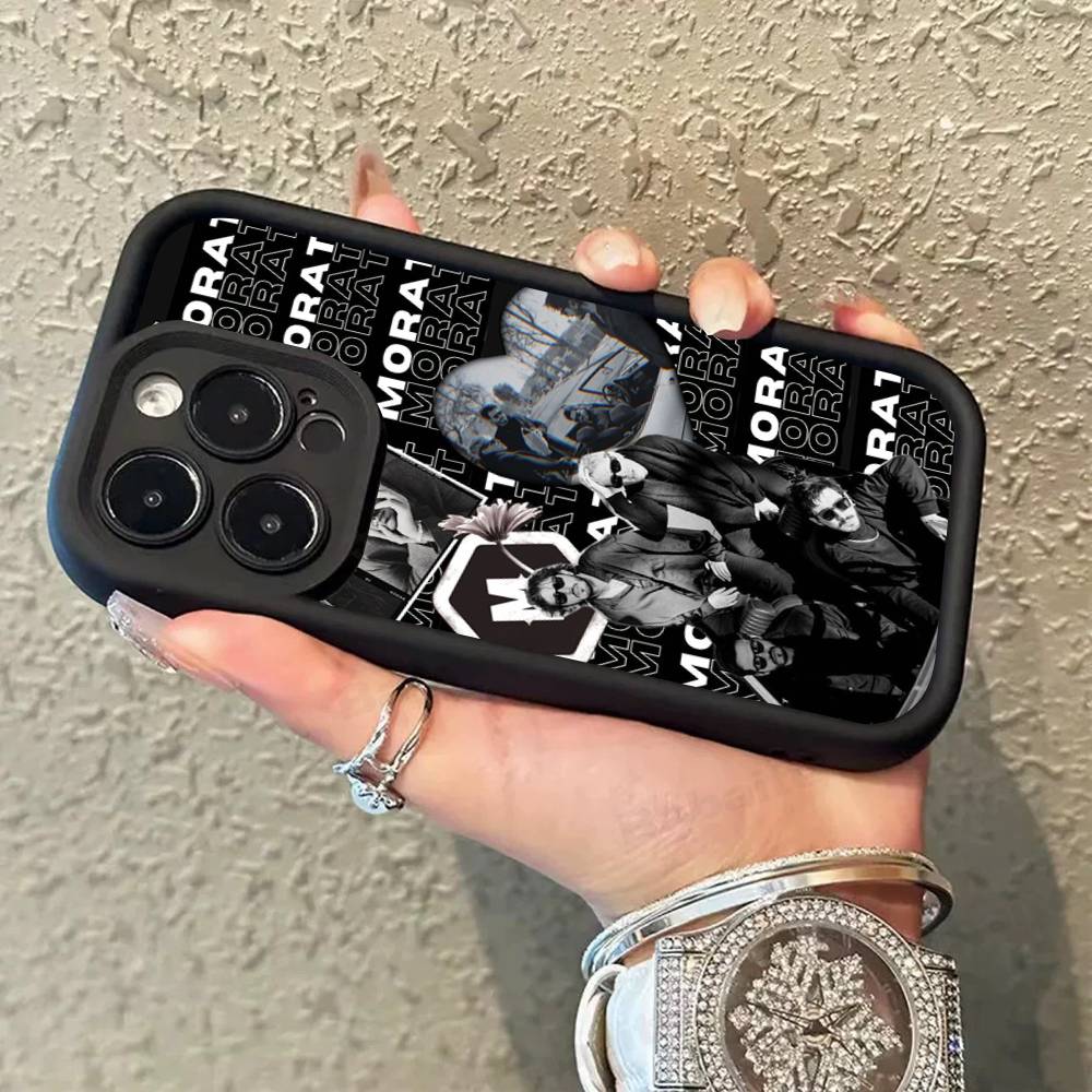 Morat Music For IPhone 17 Pro Max 16 15 14 13 12 11 Plus Black Soft Phone Cover