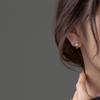 2024 Luxury Zircon Diamond Ear Clips: Niche Design Silver Earrings
