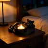3D Printed Cat Candle Holder Tealight Candle Stand Burr-Free Cute Cat Figurine