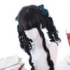 Bybrana Women Long Hair Roman Curly Hair With Bangs Wig Synthetic Wig Daily Wear High Temperature Resistance