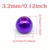 MNFT 20Pcs 3.2mm 6Colors Fly Tying Brass Beads Beadhead Nymph Stonefly Streamer Fly Fishing Trout Jig Flies Tying Material