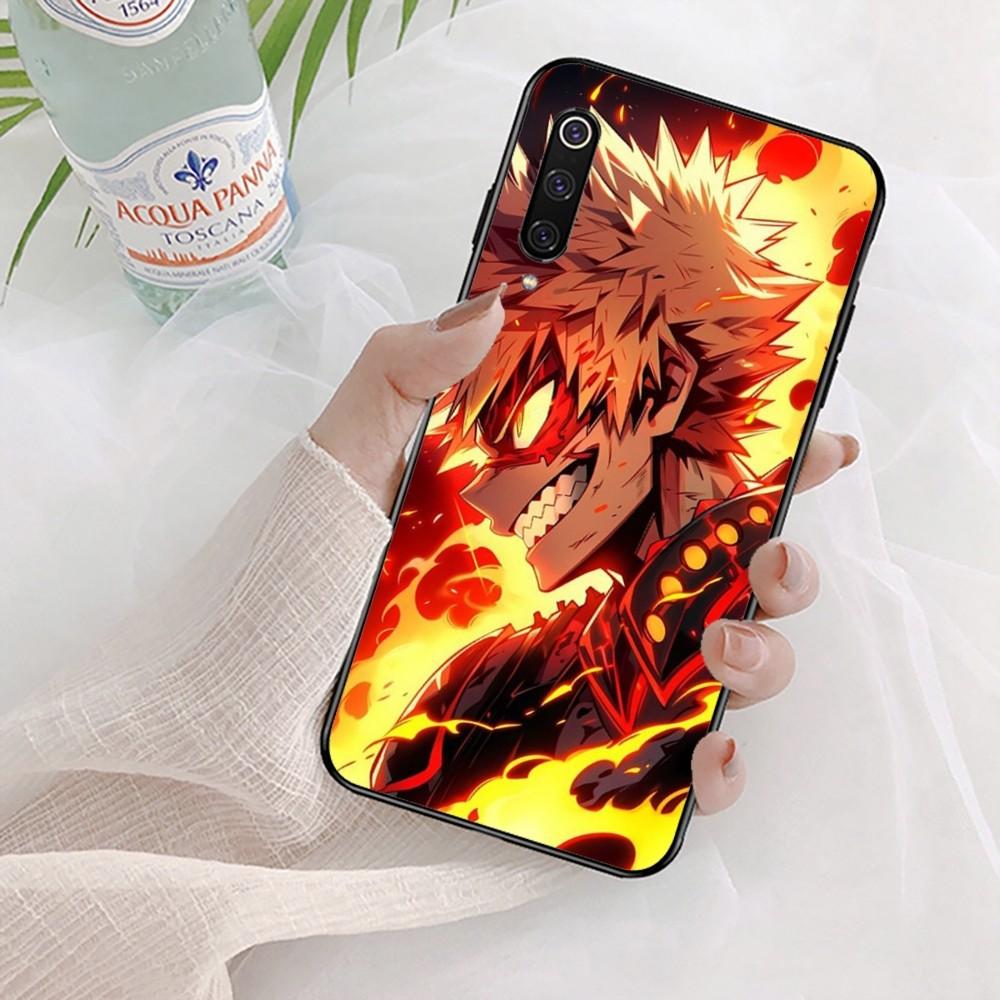 Anime B-Bakugo Katsuki  Phone Case For Xiaomi Mi 5X 8 9 10 11 12 lite pro 10T PocoX3pro PocoM3 Note 10 pro lite
