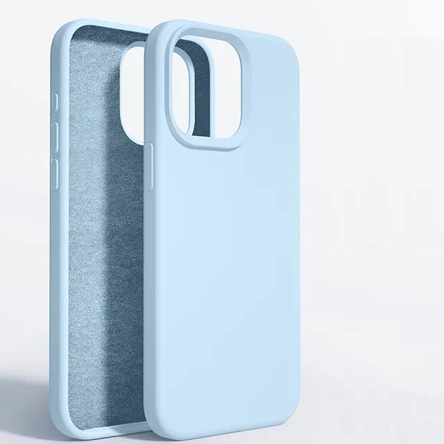 Luxury Silicone Shockproof Case For Apple iPhone15 14 13 12 11 Pro Max Phone Cases For 13 12 Mini X XS XR 6 7 8 14 15 Plus Cover