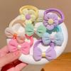 Children's Ponytail Towel Ring | Cute Hair Tie Headband | Girls' Rubber Band Hair Ring