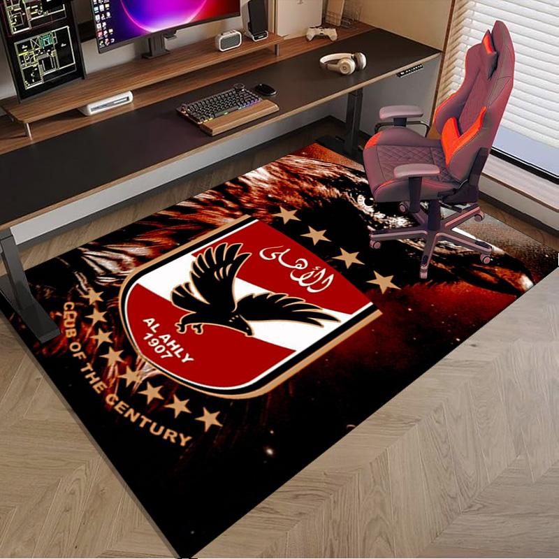 Ahly Football club Printed Area Rug for Office, Chair Rug, Decorative Carpet Floor Mat, Large Size Fan gifts Christmas gifts