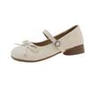 Autumn Lolita shoes single shoes new bow round head retro Mary Jane small leather shoes