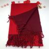 Double-sided solid color imitation cashmere winter new scarf women's tassel thickened two-color versatile warm shawl fashion scarf