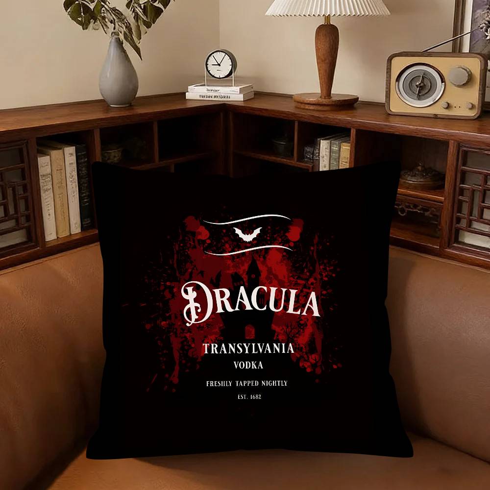 DDracula Pillow Case Fashion Square Pillowcase Bedroom Sofa Room Ins Decoration Leisure