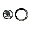 Car Steering Wheel Sticker Logo Decals for SKODA Octavia Fabia Yeti Kodiaq Karoq Rapid Superb VRS KAMIQ Scala Citigo Emblem
