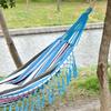 ZISIZ Outdoor Indoor Double Hammock with Mosquito Net