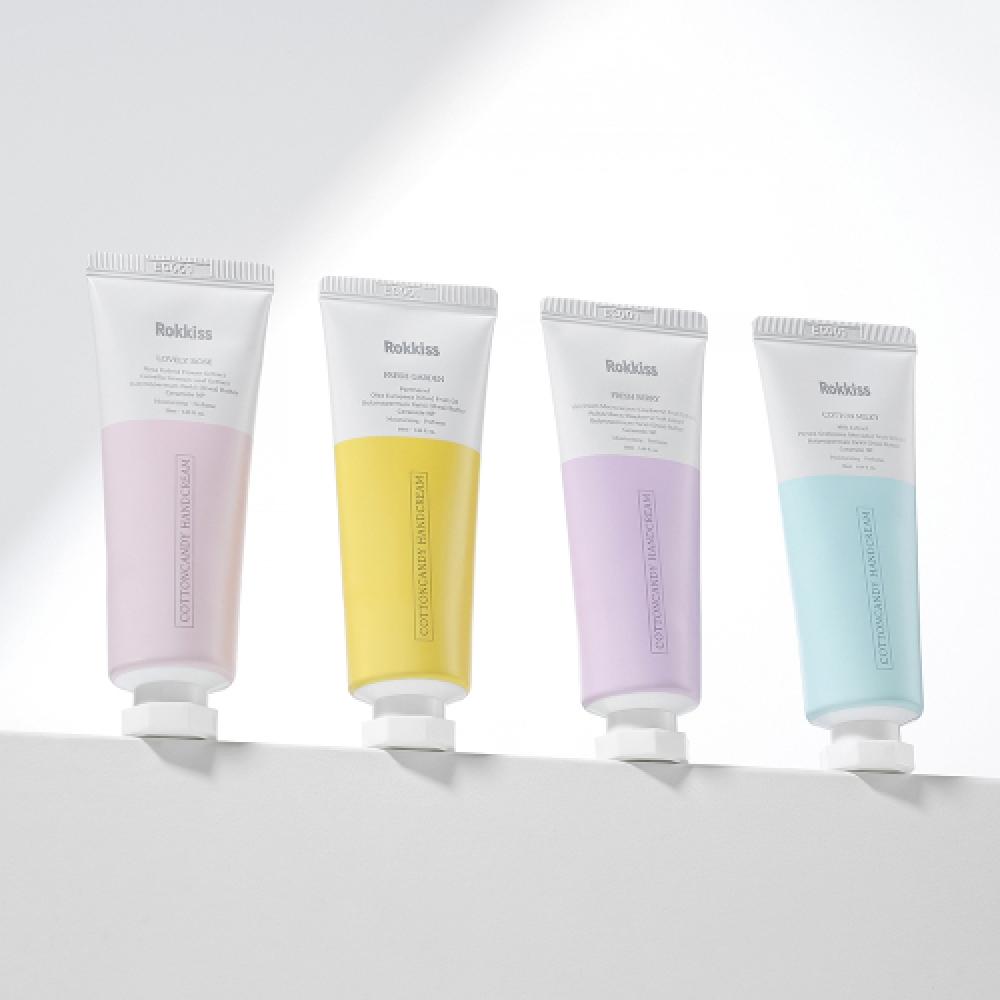 Rokkiss Cotton Candy Hand Cream 4 Piece Set 1 Set