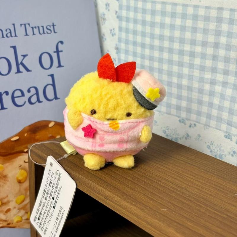 NEUES Sumikko Gurashi Sternenzug Lokführer Plüschtier Schlüsselanhänger Zuguniform Shirokuma Tonkatsu Tokage Ebifurai Puppe Rucksackanhänger