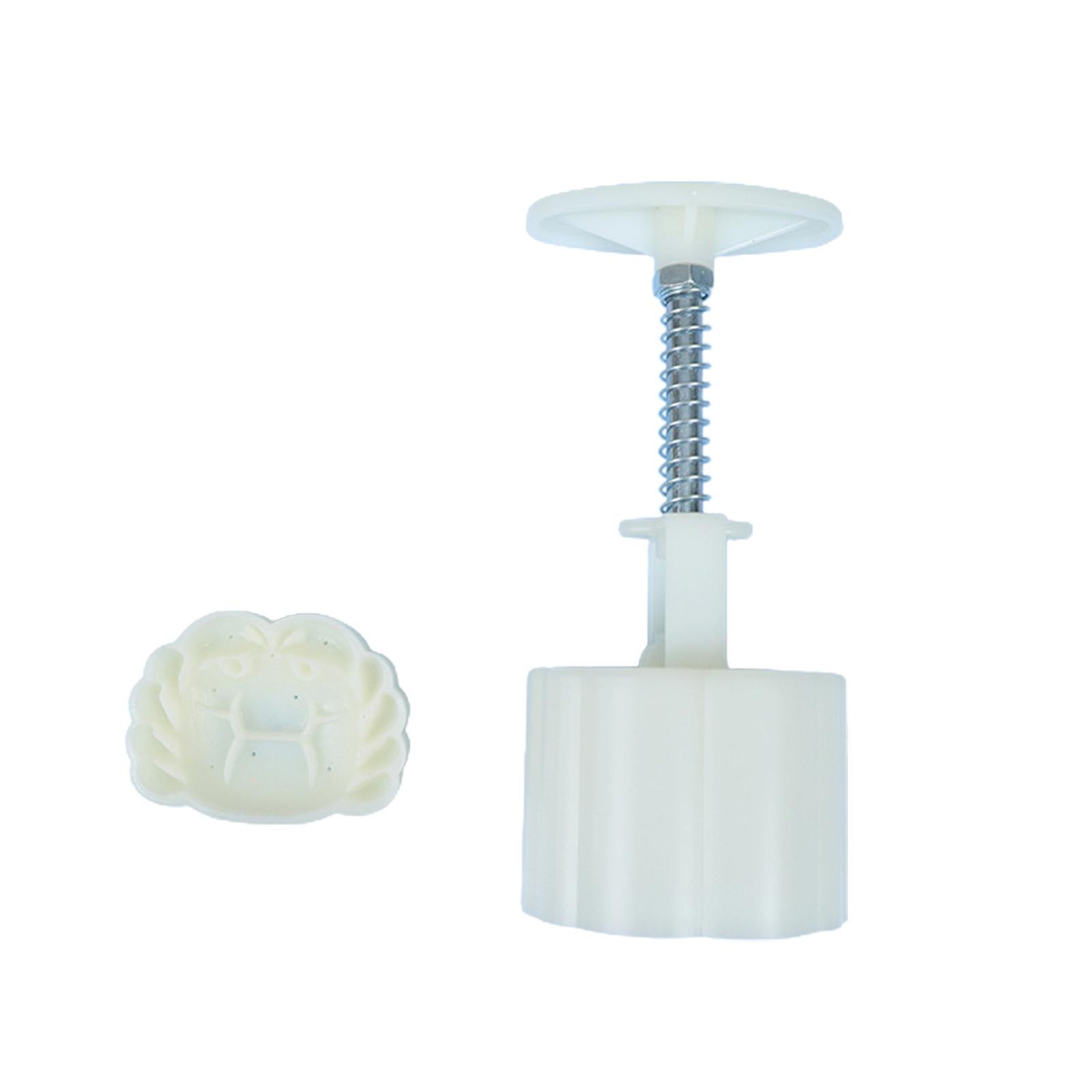 

50 г пластиковые штампы для лунного пирога в форме краба, формы для самостоятельного изготовления лунного пирога, аксессуары для выпечки «сделай сам», инструменты для приготовления лунного пирога для фестиваля середины осени