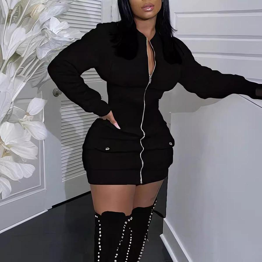 Sexy Bodycon Long Sleeve Dress for Women