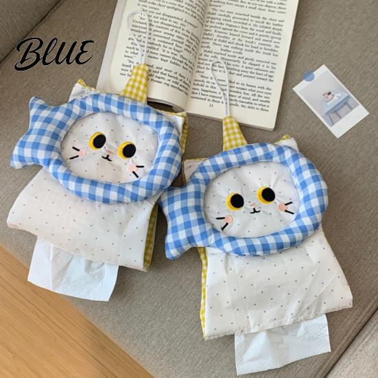 Bathroom Paper Towel Holder Hanging Tissue Box Holder Foldable Fabric Napkin Dispenser Bedroom Container Durable Portable Storage Organizer for Car