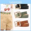 Stylish Women's Alloy Rhinestone Buckle Waist Belt Perfect For Dress Outfits