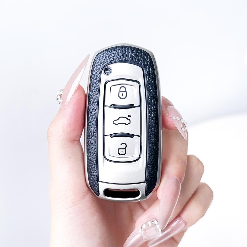 Tpu Leather Auto Accessories For Geely Atlas Boyue Nl3 Emgrand X7 Ex7 Gt Gc9 Borui Suv Car Key Case Holder Keyless Cover