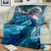 2025 New Elsa Anna Cartoon Girl Frozen Snow Queen Disney Soft Flannel Blanket,Throw Blanket for Beds Sofa Home Bedroom Kids