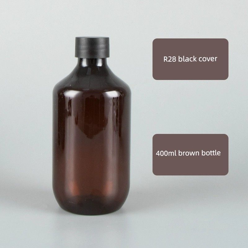

Lotion Lotion Pure Dew Plastic Bottle 400ml Brown Boston+R28 Black Cover