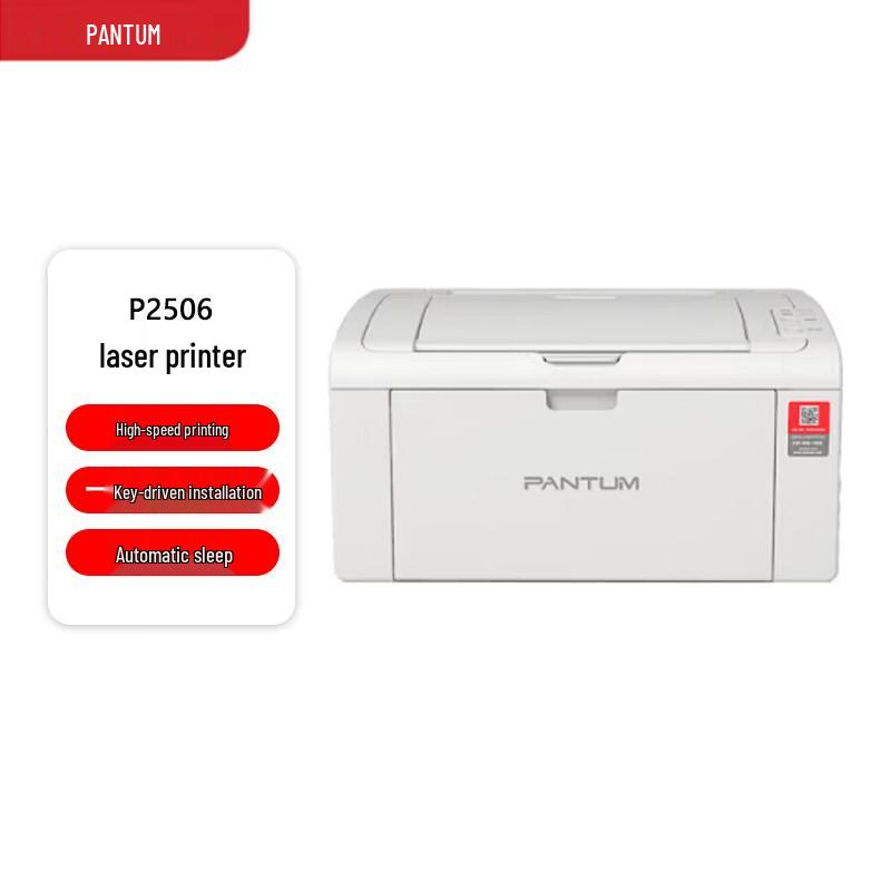 Pantum P2506 Monochrome Laser Printer CN plug (adapter included)