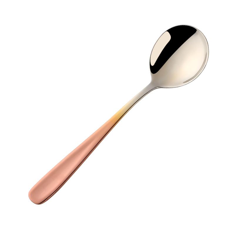 Stainless Steel Coffee Spoon,High Quality Dessert Cake Fruit Spoons Gold Small Snack Scoop  Tea Spoon Kitchen Dinnerware Tools