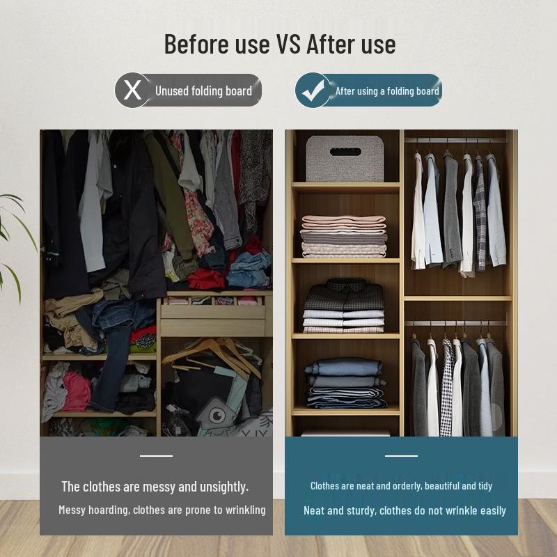 Effortless Clothes Folding Board - Shirt Folding & Storage Solution