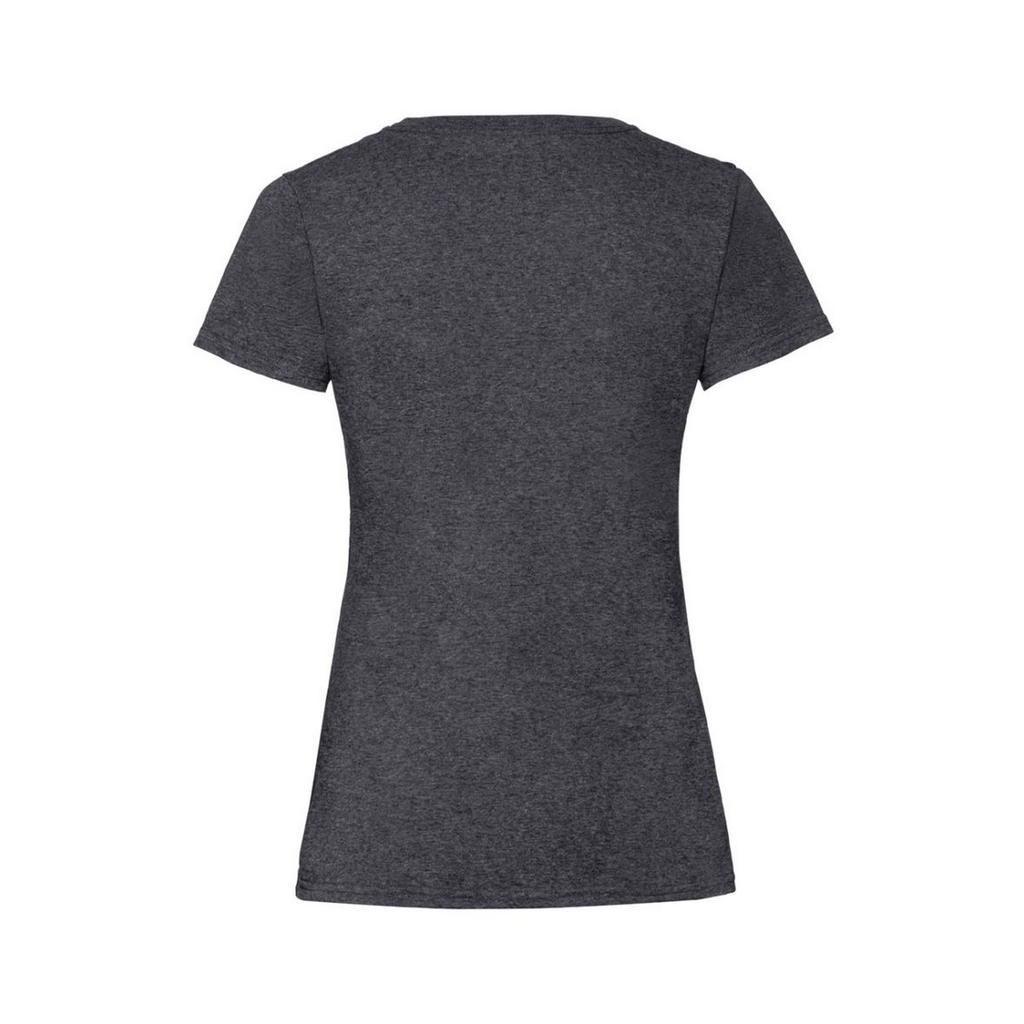 Fruit of the Loom Womens/Ladies Valueweight Heather V Neck T-Shirt