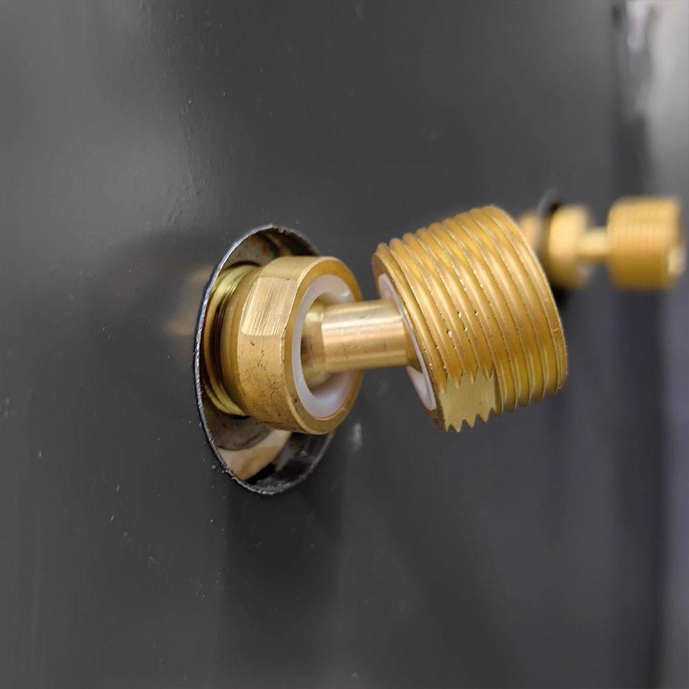 Copper Angled Curved Foot 360° Rotatable Angle Adjustment Eccentric Screw Corner Wall Mounted Lengthened Connecting Accessories