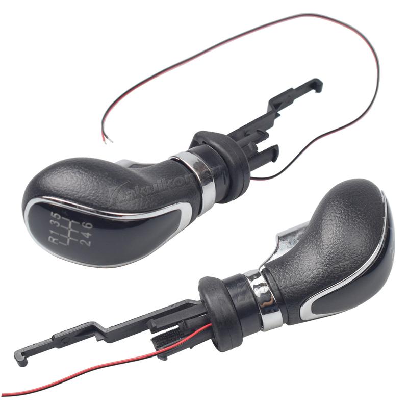 5&6 Speed Led Gear Shift Knob Car Manual Shifter Lever Stick Head Handle For Vauxhall/Buick/Opel/Astra Insignia 2009-2014