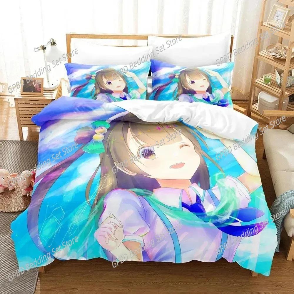 

3D Anime Chieri Ogata Beding Set For Bedrom Soft Modern Bedspreads Comefortable Children Kids Soft Duvet Cover Comfortable Quilt Cover And Pilowcase 100*200cm Single