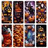 Transparent Phone Case Cover for Samsung Galaxy S25 S24 S23 S22 S20 S21 FE Ultra S24 S23 S10 S10E Plus Halloween Style Pattern
