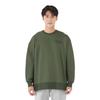 Y-3 FW21 Solid Color Logo Print Pullover Sweatshirt Men sweatshirt Green HF7070