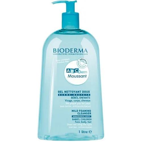 Bioderma Abcderm Gel Moussant Gel Lavant Pour Enfants Et Bébés 1000