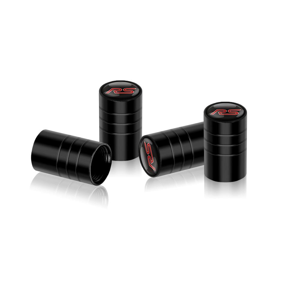 4Pcs Car Accessories Metal Alloy Tire Valve Tyre Stem Air Caps For Ford Ecosport Transit Escort Focus Kuga Tierra Fiesta Shelby