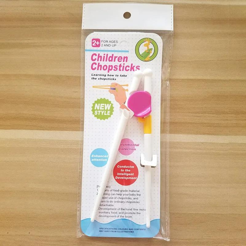 1 Pair Cute Chopsticks Kids Baby Beginner Practical Chopsticks Easy Fun Learning Training Helper Chopstick Chinese Food Tools
