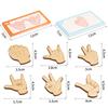Montessori Gesture Matching Puzzle Teaching Tool Fine Motor Training Early Education Educational Toys Gifts for Children Kids