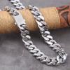 Viking Cast Cuban Chain Male Thin Stainless Steel Bracelet and Necklace Polished Chain Four Sides Cut Boyfriend Gift