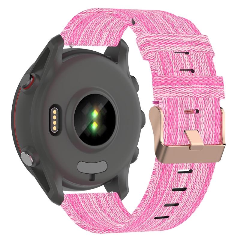 18mm Woven Nylon Band Strap for vivomove 3S, vivoactive 4S, Captain Marvel for Smart Watch Bracelet Wristband