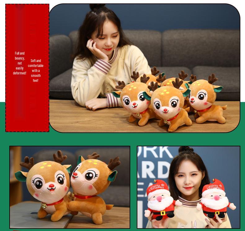 Weihnachtsdekoration Geschenkset Weihnachtsmann & Rentier