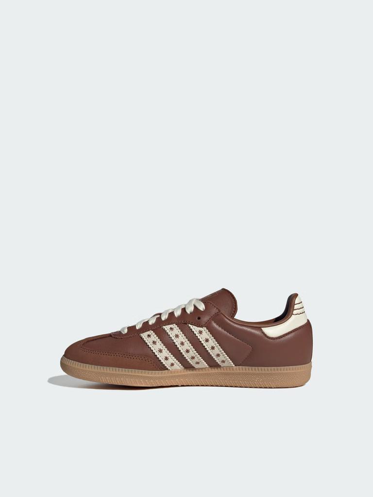 Adidas "T-Head Shoes" SAMBA OG Classic Sneakers Training Shoes for Women Adidas Clover Pattern JR8821
