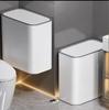 2024 Wall-Mounted Trash Can with Lid for Narrow Spaces - Perfect for Bathroom, Kitchen, or Living Room