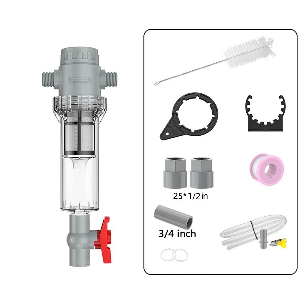 1/2 Thread Fish Waste Collector Precision Filtration Water Filter Valve Garden Pool
